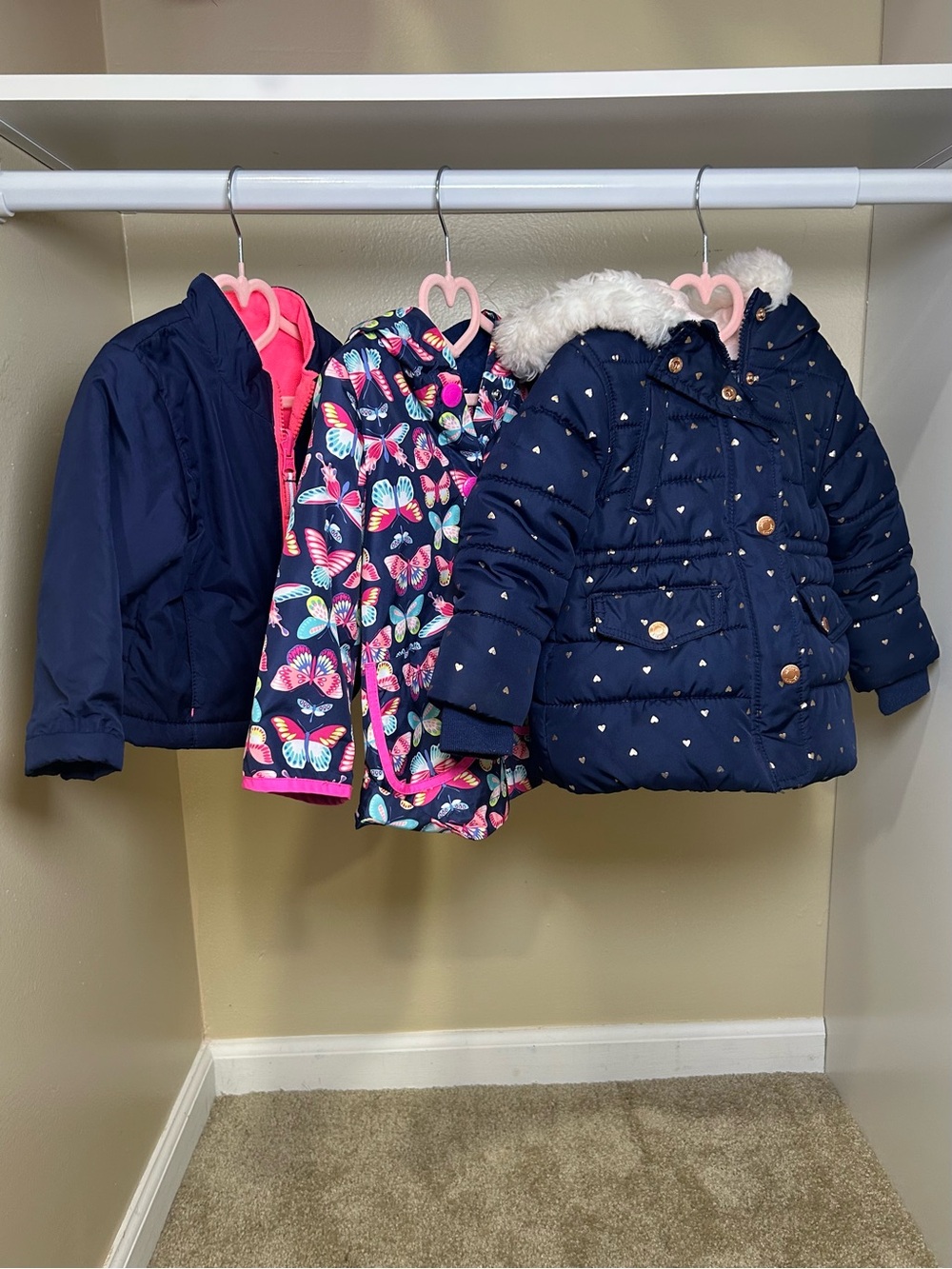 Baby Girl 3 Coat Bundle Size 18 Months
